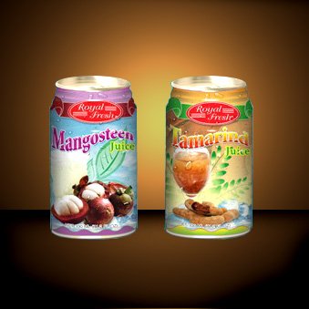 Canned Mangosteen Juice 350 Ml.