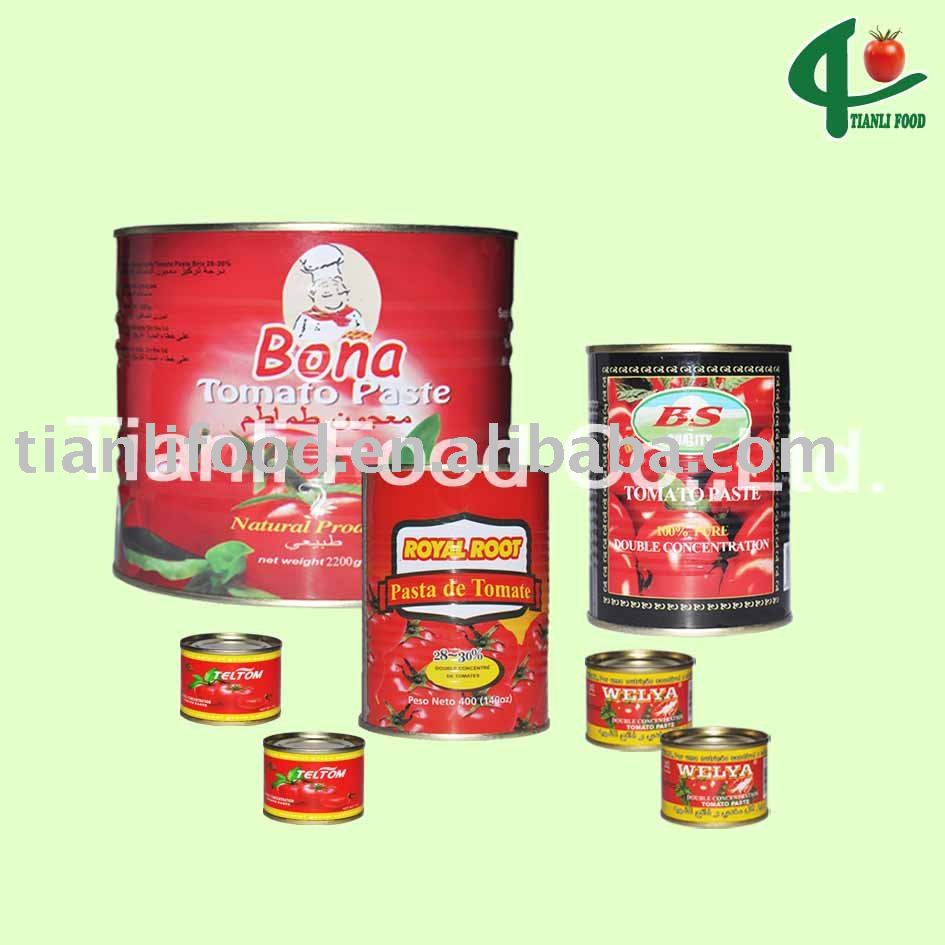 2010 Crop Cold Break Italian Tomato Paste 28-30