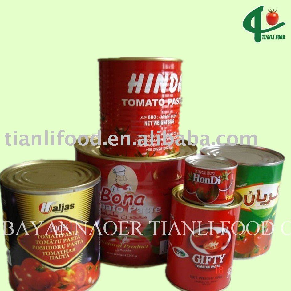 Cold Break 140g Brix 28-30 Canned Tomato Paste