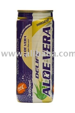Delife  Aloe   Vera  -  Grape  Flavor (TIN) be vera ge