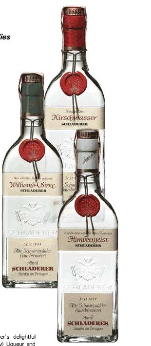 Schladerer Fruit Brandies