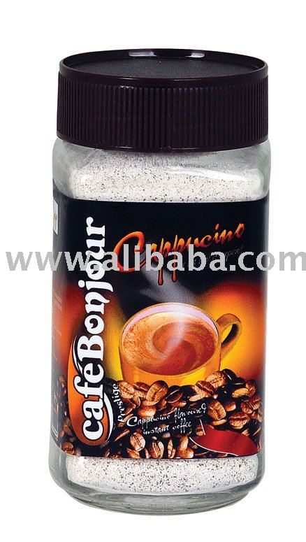  Cafe  Bonjour instant  cafe   Cappuccino 