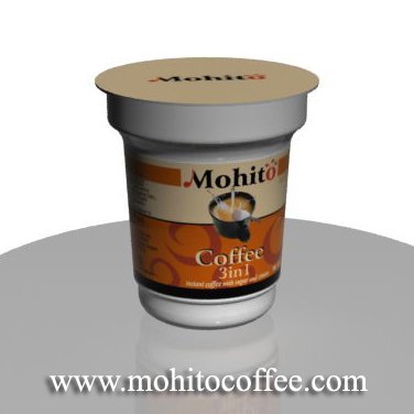"Mohito" Coffe 3in1 with Cup & Stick