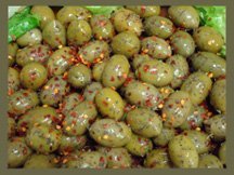 Green olives Marinated
