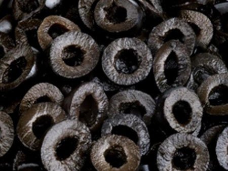  sliced   black  olive