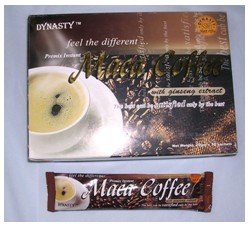 Dynasty Maca Coffee with ginseng extract (improves sexual functions for men and woman)