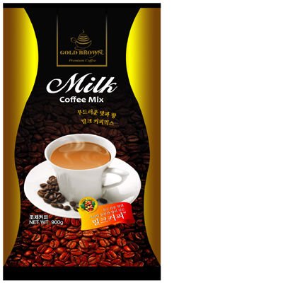 3 in 1 Gold  Brown  Milk  Instant   Coffee  Mix