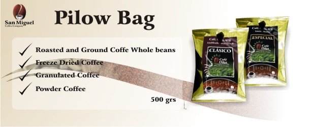 Pillow bag Instant Coffee