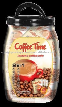 Coffee Time 2 in 1 coffeemix in a plastic jar! NEW!