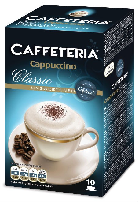 CAFFETERIA CAPPUCCINO UNSWEETENED 120g(10x12g)