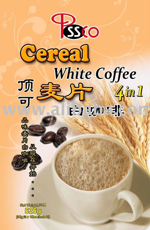 Instant 4 in 1 Cereal White Coffee