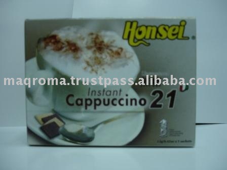 Honsei Instant Cappuccino 21 ( no Sugar added )