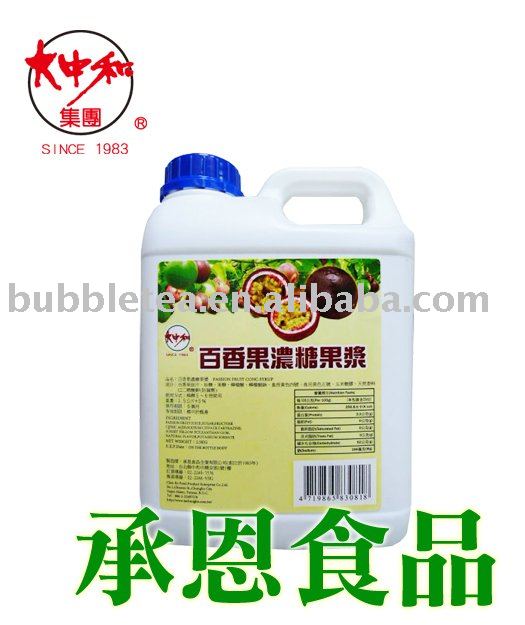  Passion   Fruit   Conc .  Juice    Syrup for Bubble Tea or Drinks (2061)