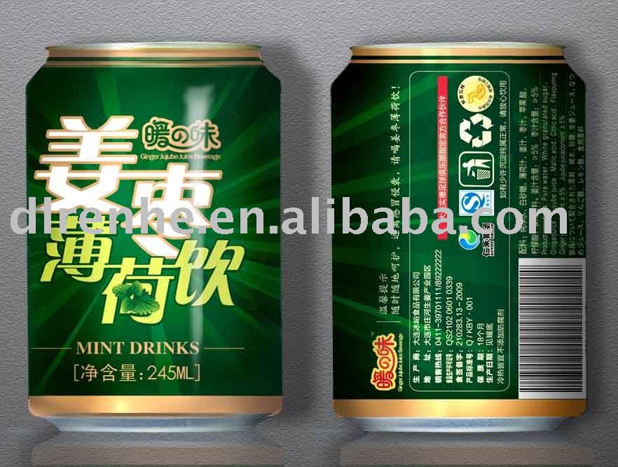 ginger jujube mint beverage