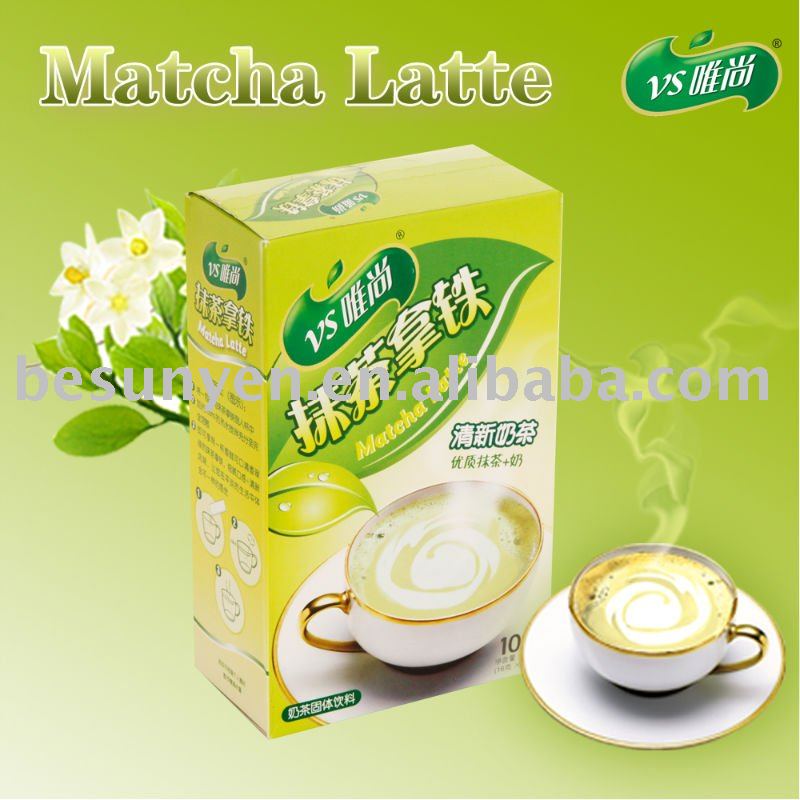 Matcha latte instant milk