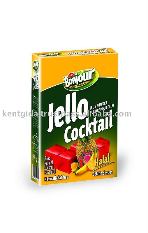 Bonjour Jello Gelatin Desert Cocktail drinks