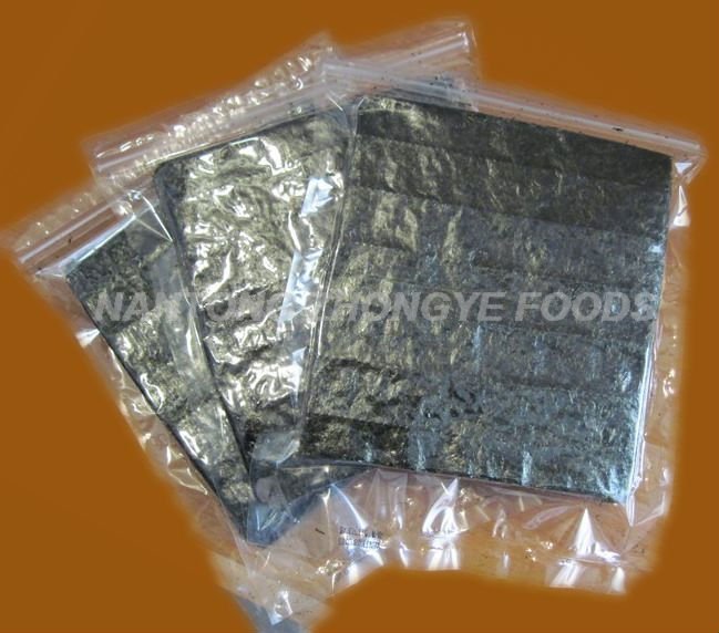 1/2 cut 100 pcs 140g roasted onigiri seaweed