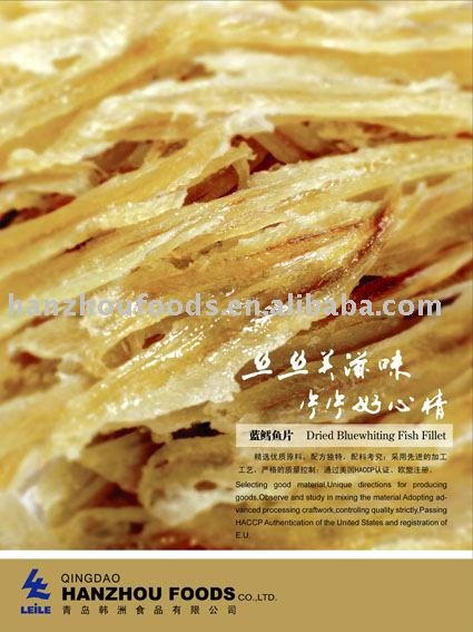 Dried Bluewhiting Fish Fillet