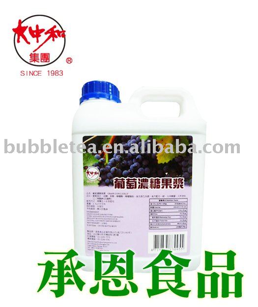 Grape Conc. Juice & Syrup for Bubble Tea or Drinks (2073)