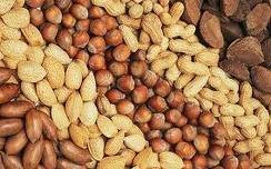 CASHEW NUTS,SOY NUTS,PEANUTS,SUN FLOWER SEEDS,ALMONDS,PALM KERNELS,KOLA NUTS
