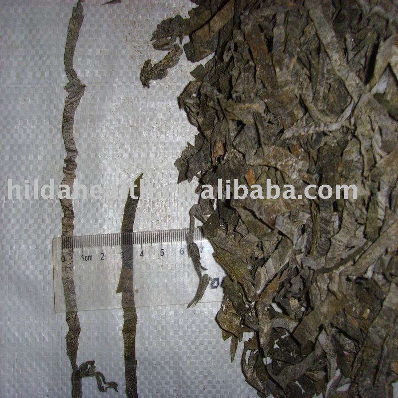 Dried kelp cut