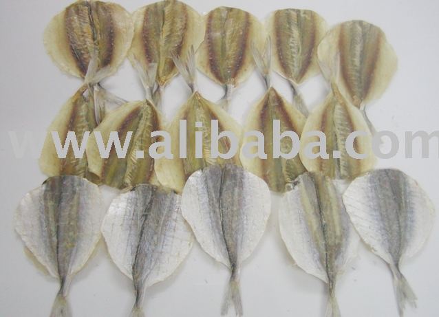  Dried   Salted  Yellow Stripe Trevally Fillet
