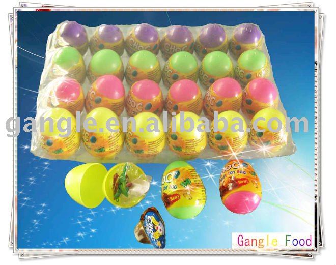 colorful egg toy candy