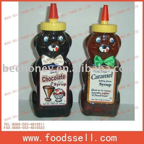 chocolate and caramel  syrup