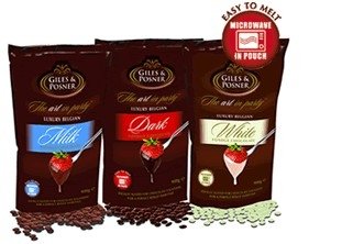 Giles and Posner Luxury Belgian Fondue Chocolate