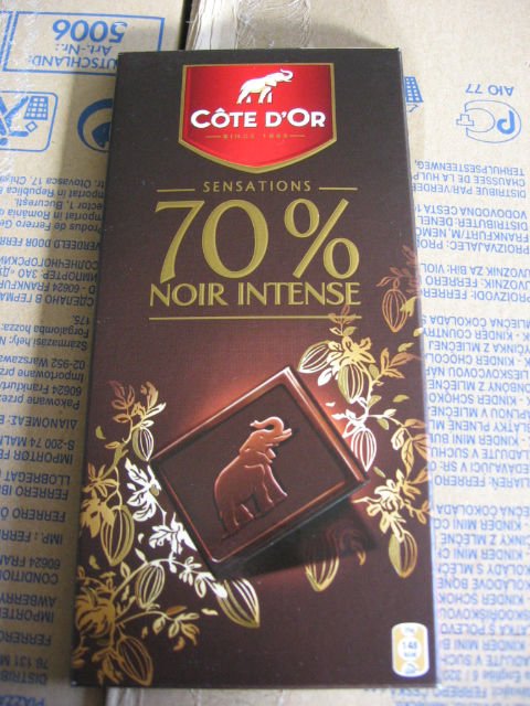 CÔTE D'OR noir intense 70% 100g