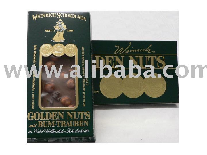 Milk  Chocolates  -  GOLDEN   NUT S