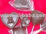 Lollipops in all Sizes and Shapes Chocolate