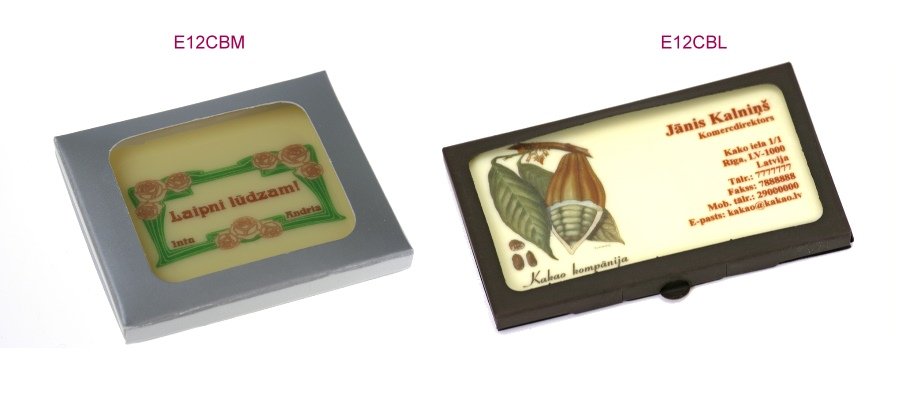 100% Natural ECO Promotional Product - VIP Chocolate Business  Card 