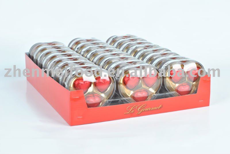 Valentine 24g  heart  shape gift  box  milk chocolate  candy  good tasty