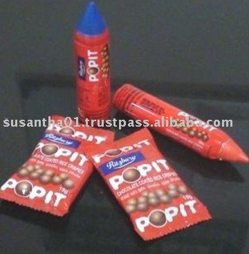 Chocolate Coated Rice Crispies Sweets and Biscuits