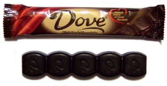 Offering  Dove  Chocolate 3.53OZ Large Bar T2x12 Cranberry Flavor