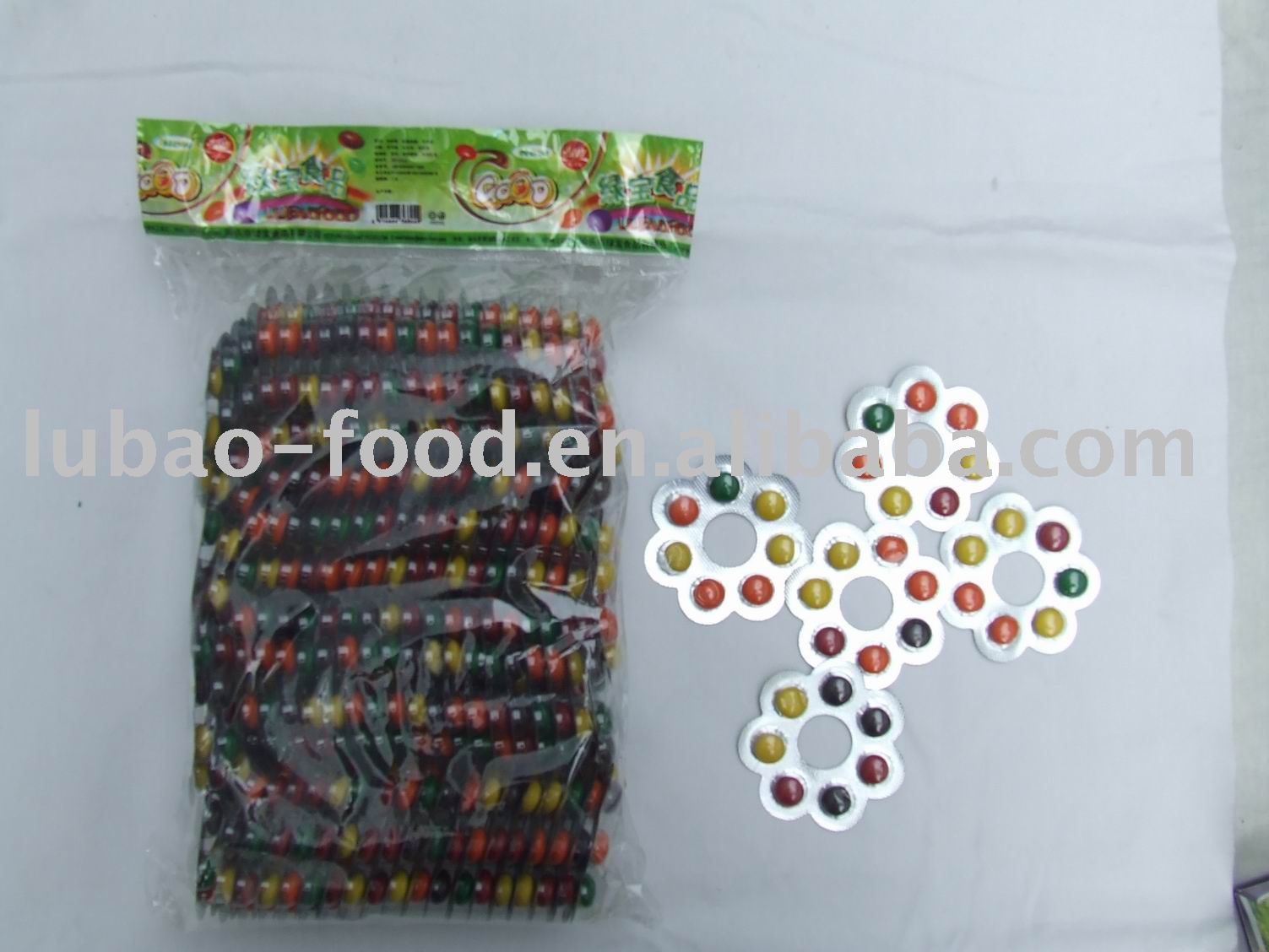 chocolate ( choco beans in Plum Blossom shape)