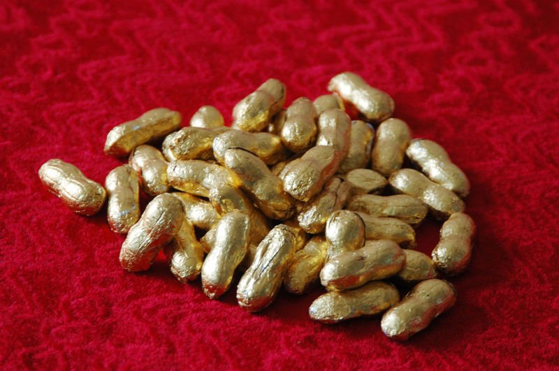 Gold Peanut Style Of Chocolatechina Dingfuji Price Supplier 21food