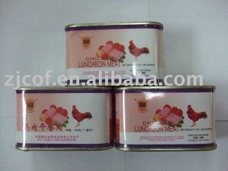 Chicken luncheon meat