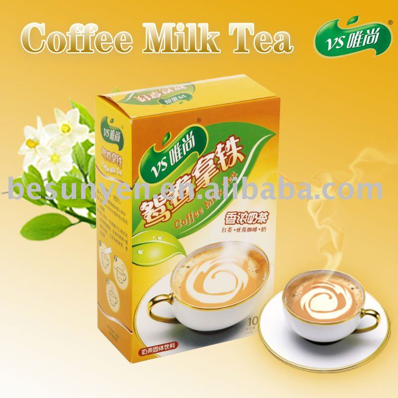 Coffeee milk tea  fragrant tea instant coffee latte