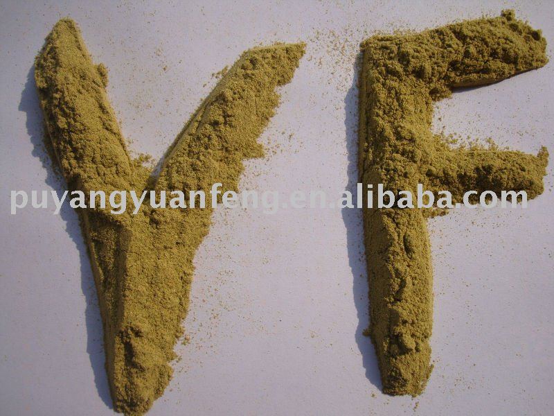 dehydrated green pepper powder