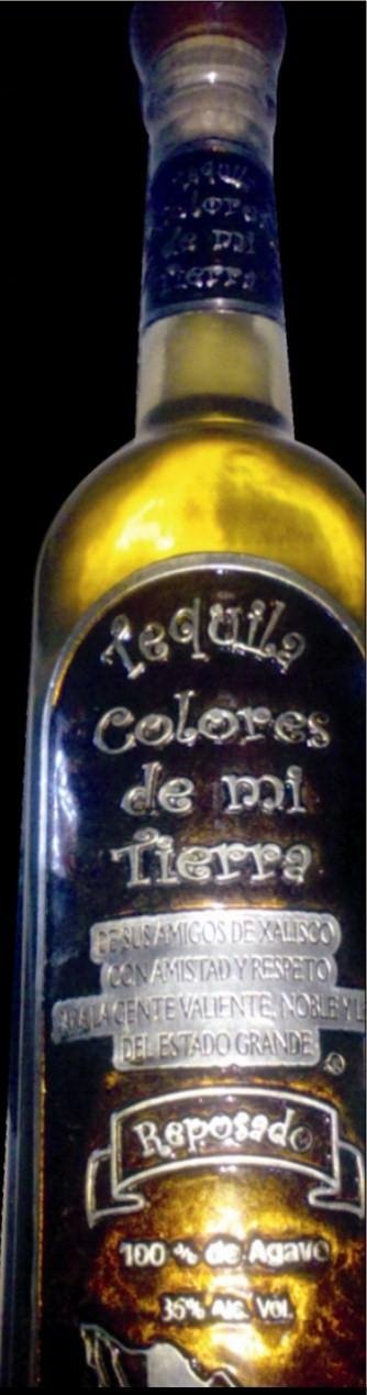 tequila COLORES DE MI TIERRA