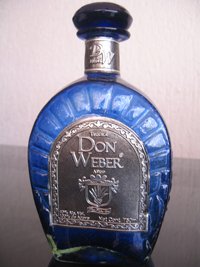 Tequila Don Weber Premium 100% Natural Blue Agave Artisanal Anejo Limited Edition