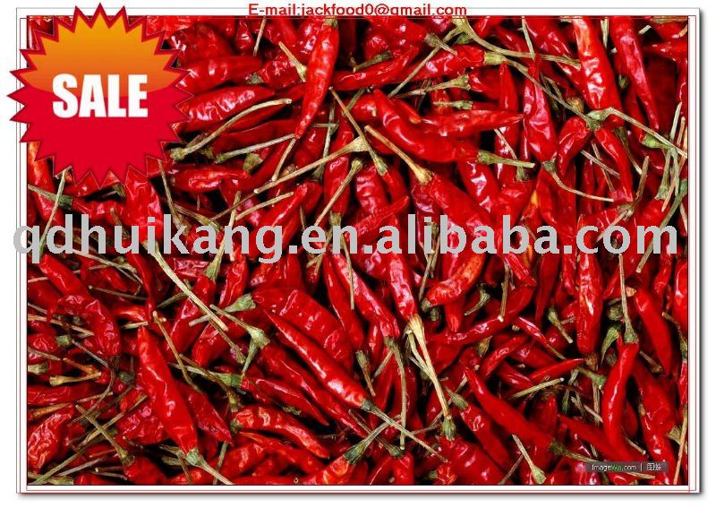 dry fresh red hot chili