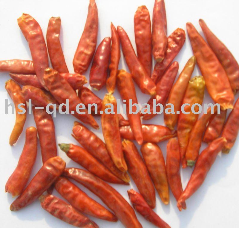 whole red dried chaotian chilli