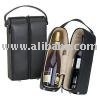 Bellino  Leather  Wine  Case  (Black)