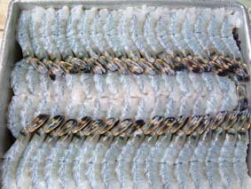Peeled And Deveined Black Tiger Shrimp Tail On