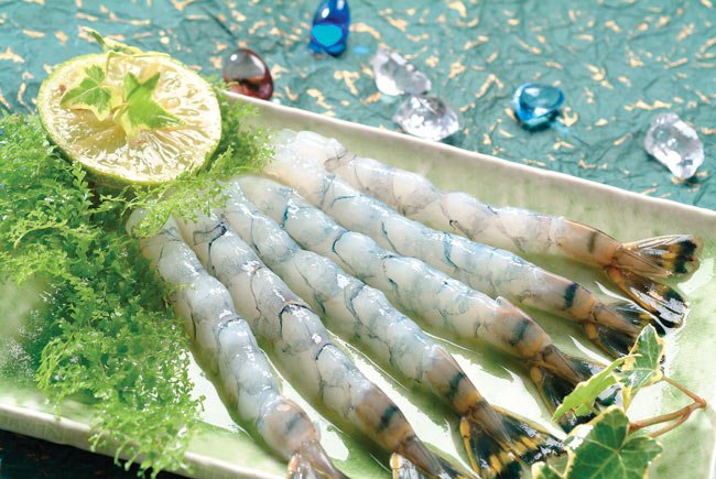 Frozen Nobashi shrimp