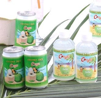 Coconut juice with pulp
