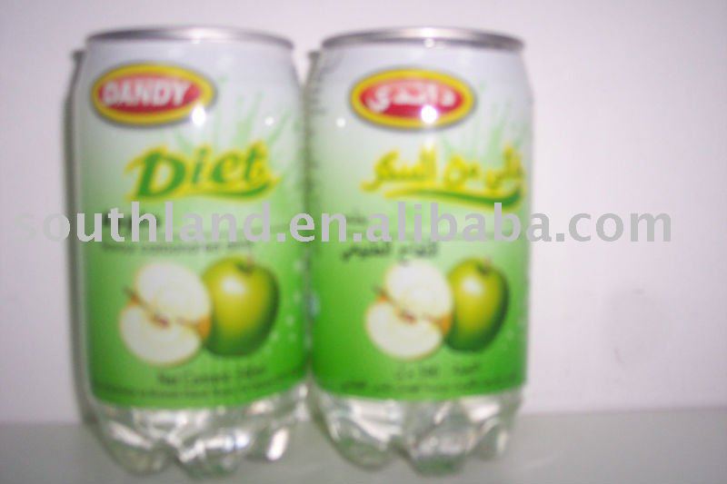 diet apple flavor carbonated drink